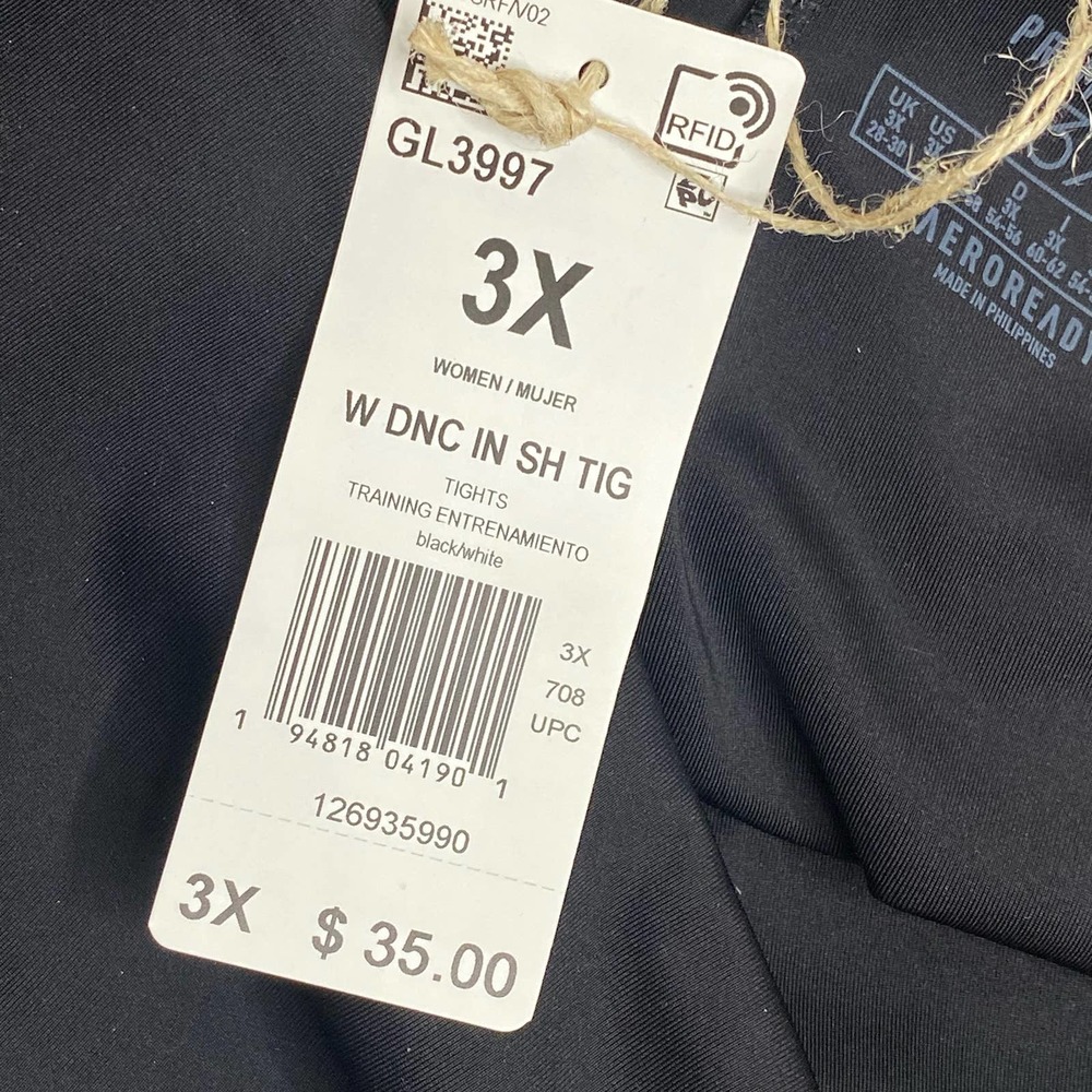 NWT Adidas Black Bike Training Entrenamiento Shorts 3X - Picture 3 of 5